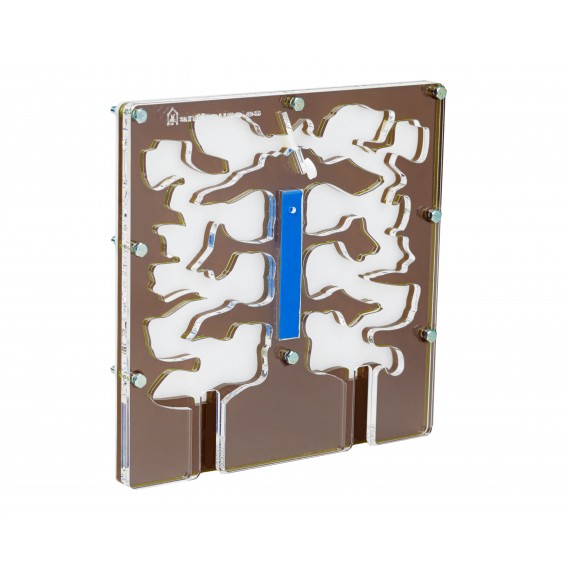 20 x 20 x 1,5 cm, vertikal, modular, PVA, farbig