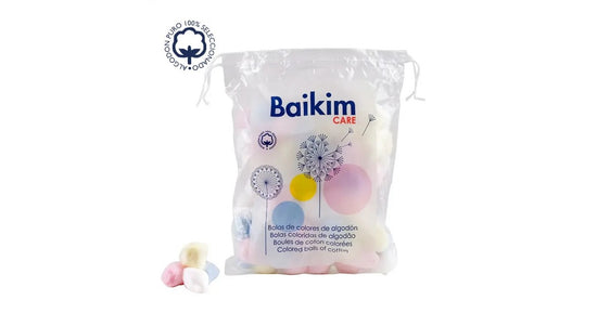 100 Bunte Wattebällchen (60g)