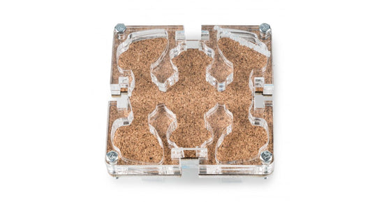 10x10x1,5 cm Modulare farbiger Kork