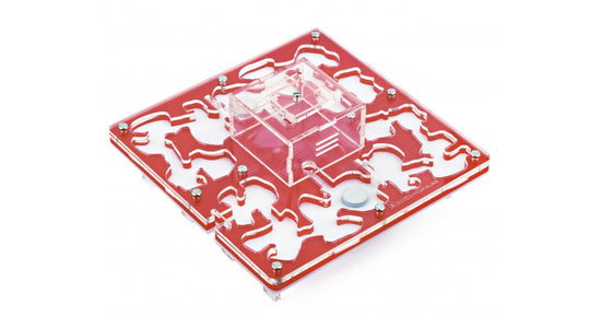 AntHouse-Horizontal-Acryl 20x20x1,5 (Pilztyp, mit Futterzone)