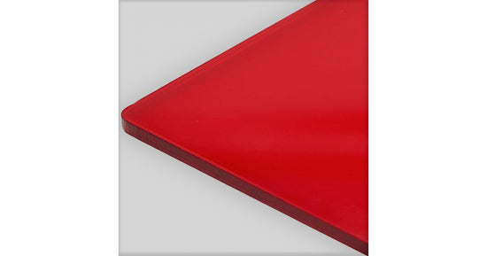 Methacrylatrot, lasergeschnitten, A1-A6