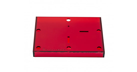 Rote Kappen mit NaturColor-Profilen (Licht an den Seiten vermeiden)